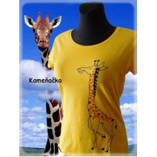 tričko s žirafkou, žirafa